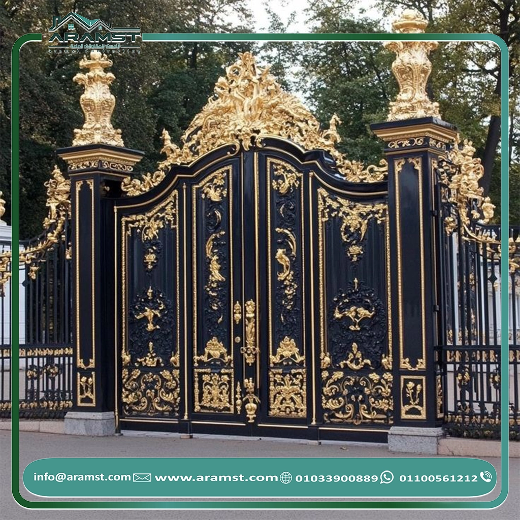 ابواب مداخل حديد باب حديد (1)