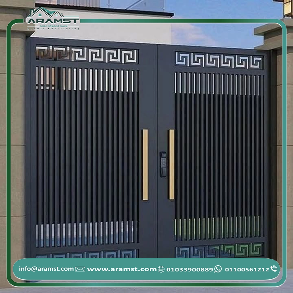 ابواب مداخل حديد باب حديد (15)