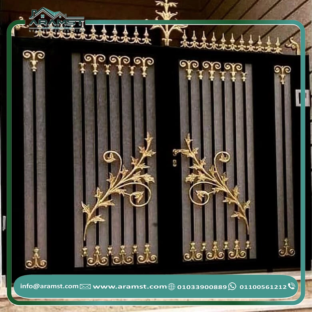 ابواب مداخل حديد باب حديد (16)