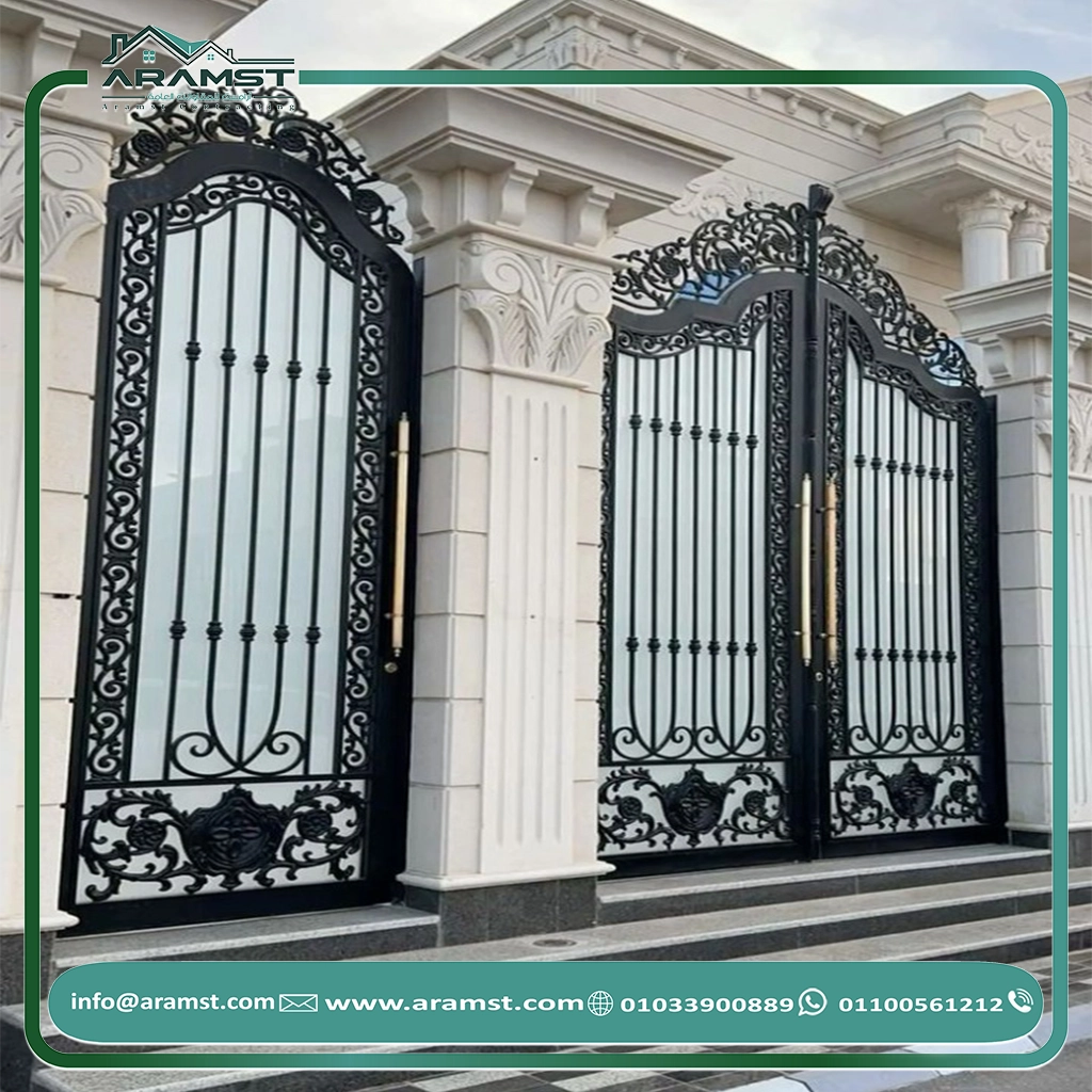 ابواب مداخل حديد باب حديد (19)