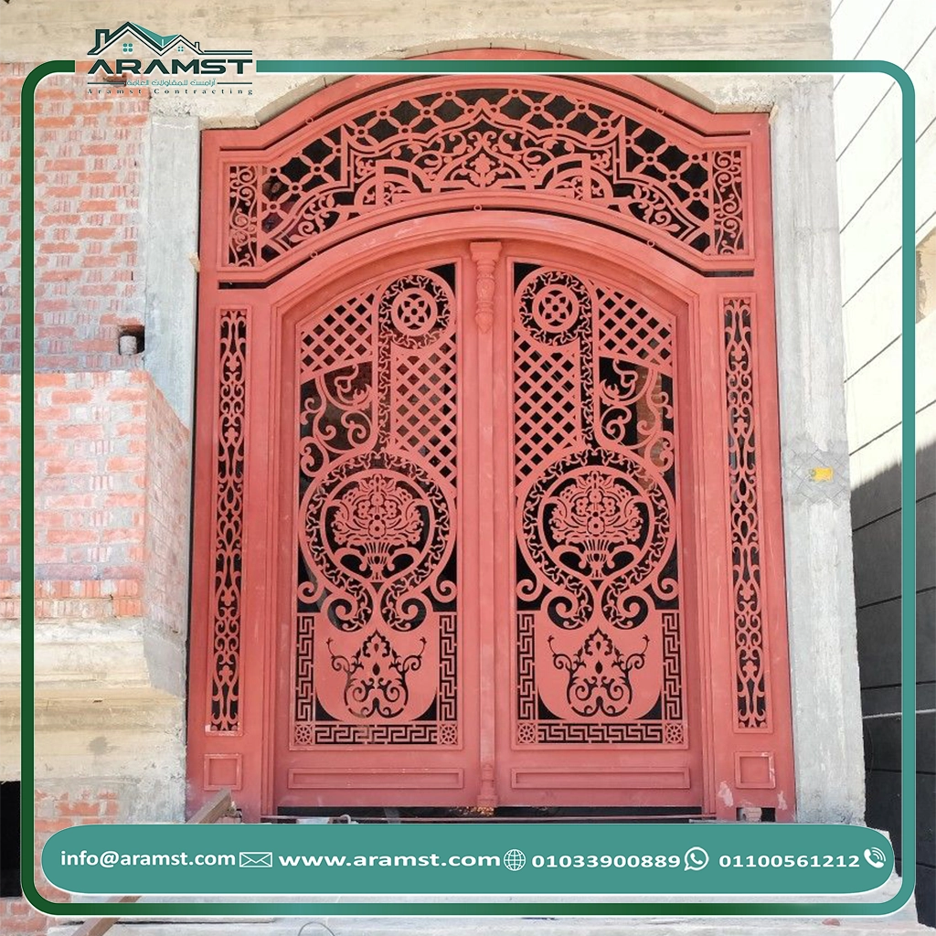 ابواب مداخل حديد باب حديد (2)