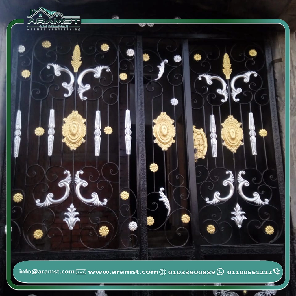 ابواب مداخل حديد باب حديد (23)