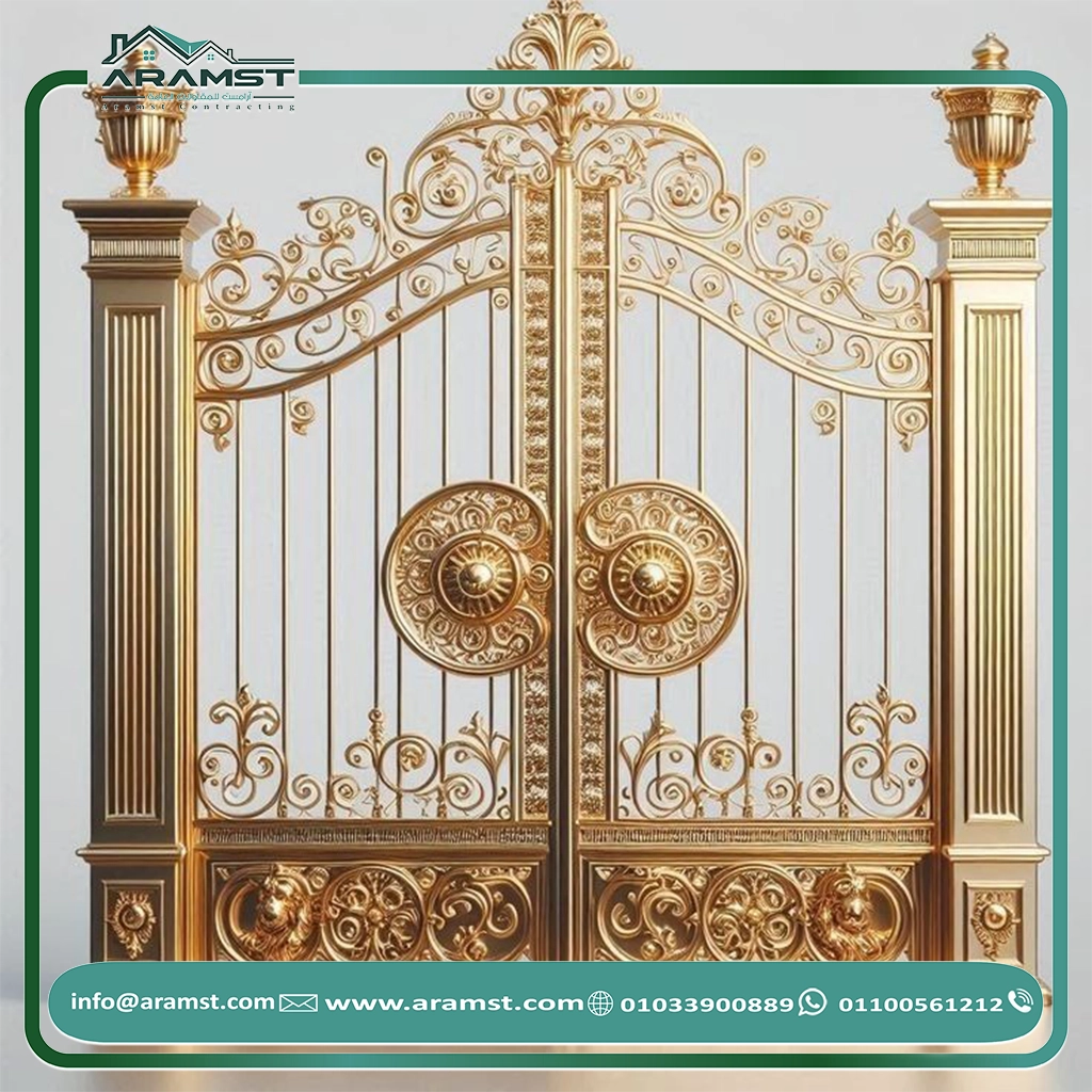 ابواب مداخل حديد باب حديد (26)