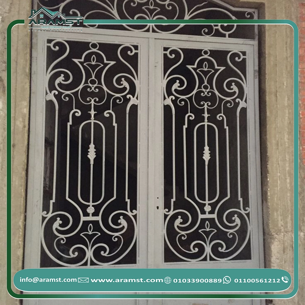 ابواب مداخل حديد باب حديد (29)