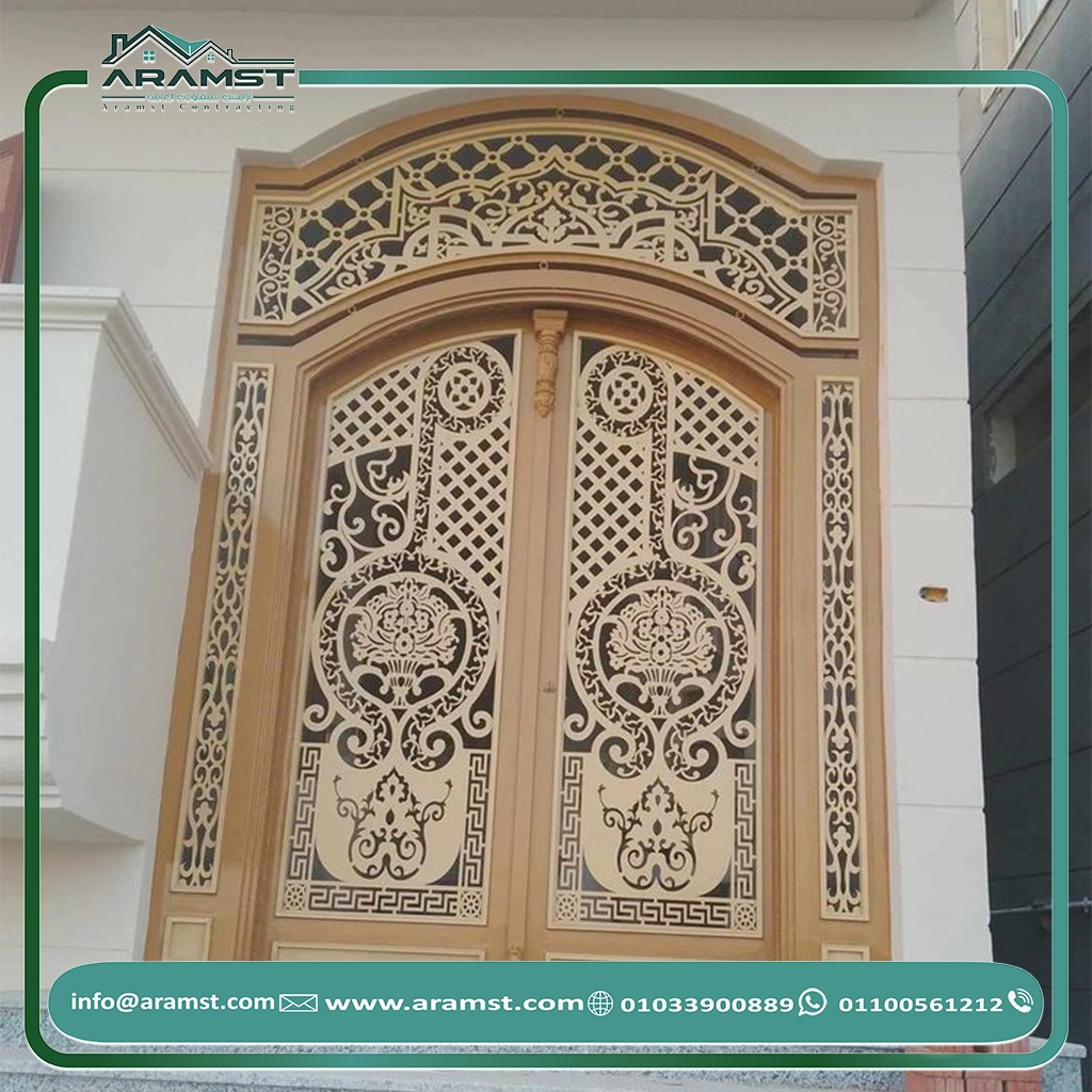 ابواب مداخل حديد باب حديد (3)