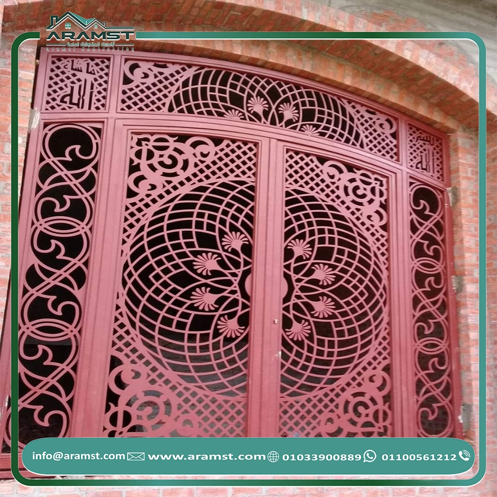 ابواب مداخل حديد باب حديد (34)