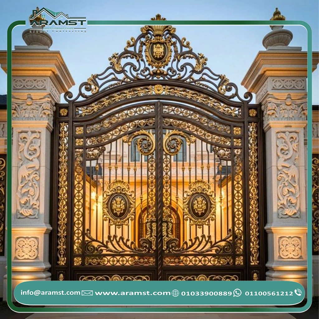 ابواب مداخل حديد باب حديد (35)