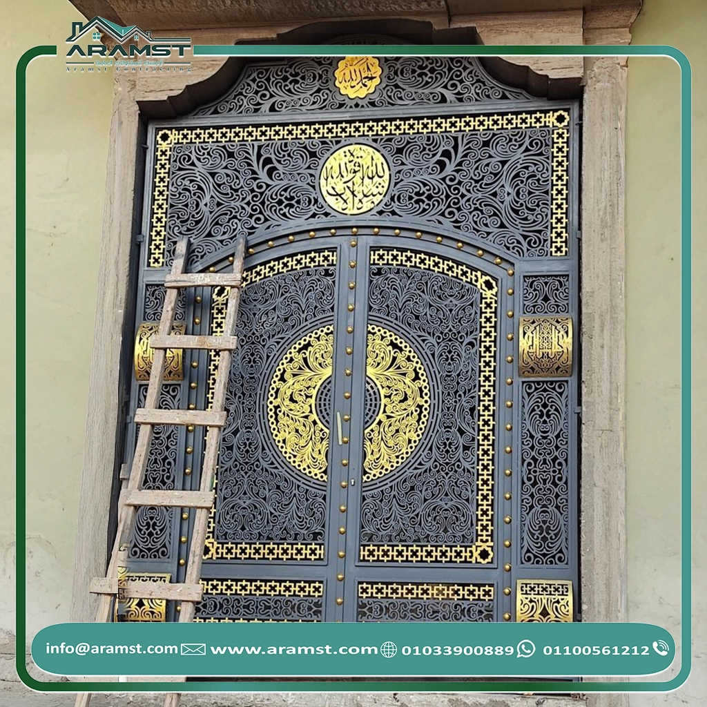 ابواب مداخل حديد باب حديد (5)