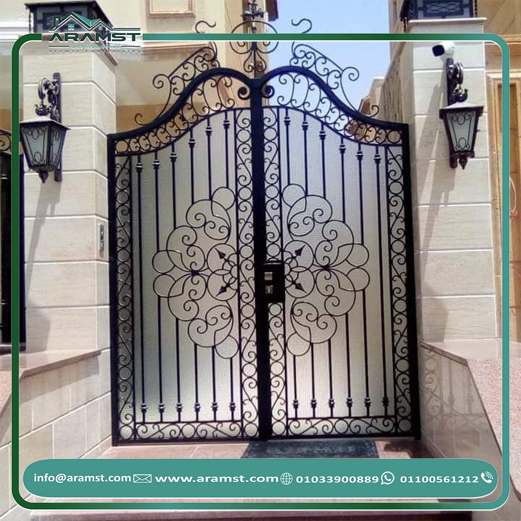 ابواب مداخل حديد باب حديد (7)