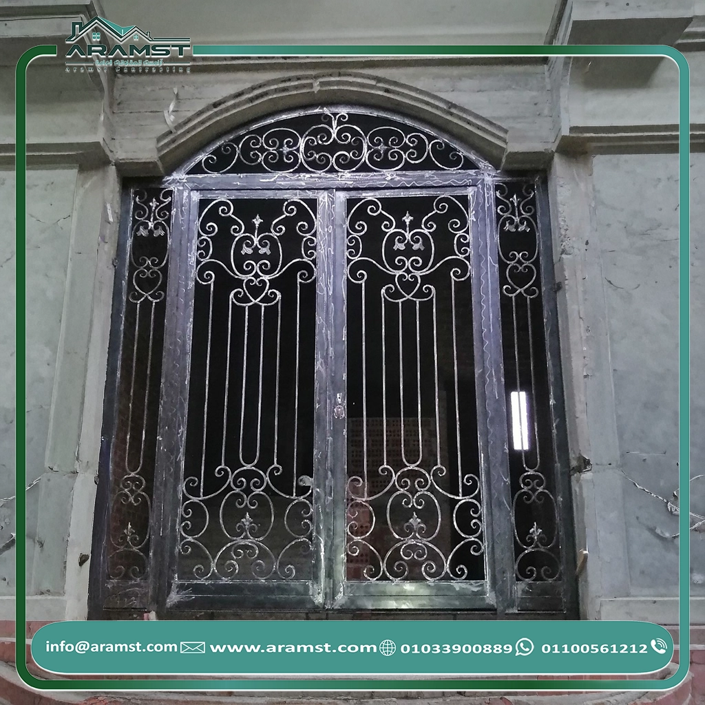 ابواب مداخل حديد باب حديد (8)