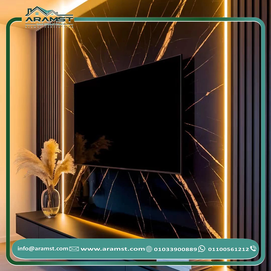 ديكور شاشات جبسمبورد شاشة ديكور داخلي (1)