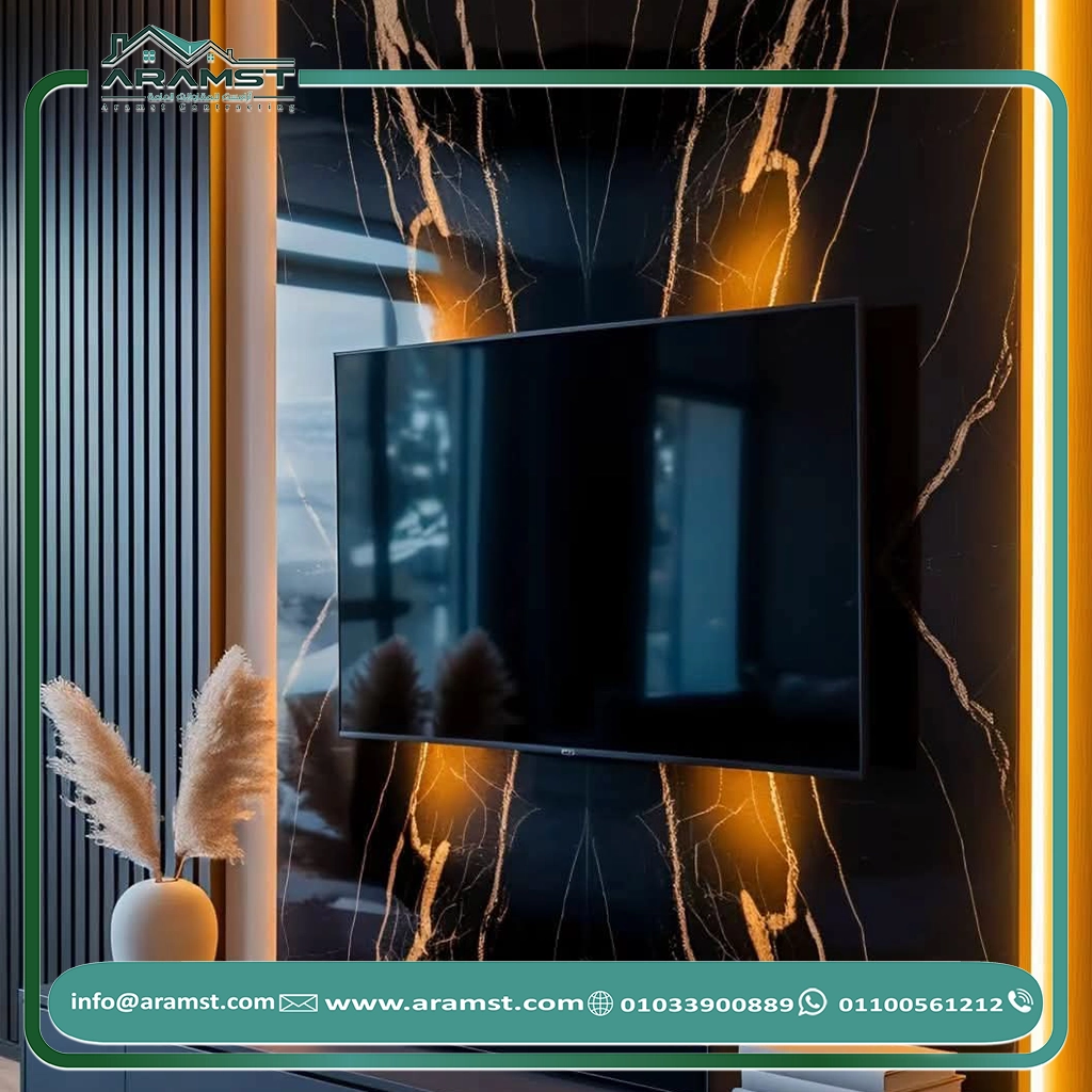 ديكور شاشات جبسمبورد شاشة ديكور داخلي (2)