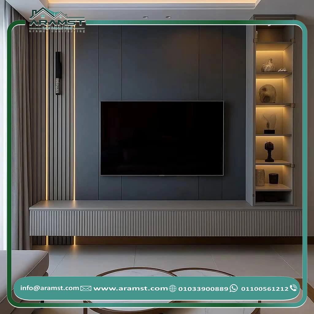 ديكور شاشات جبسمبورد شاشة ديكور داخلي (4)