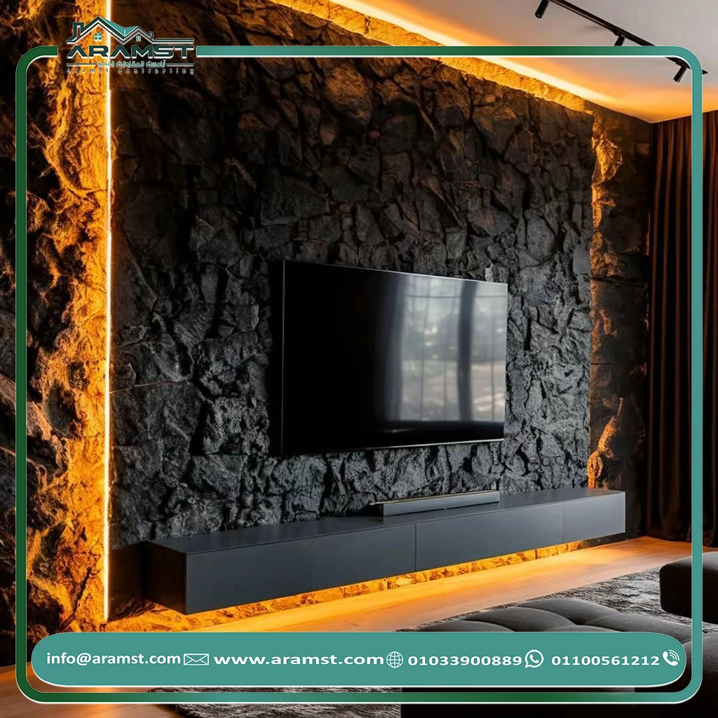 ديكور شاشات جبسمبورد شاشة ديكور داخلي (5)