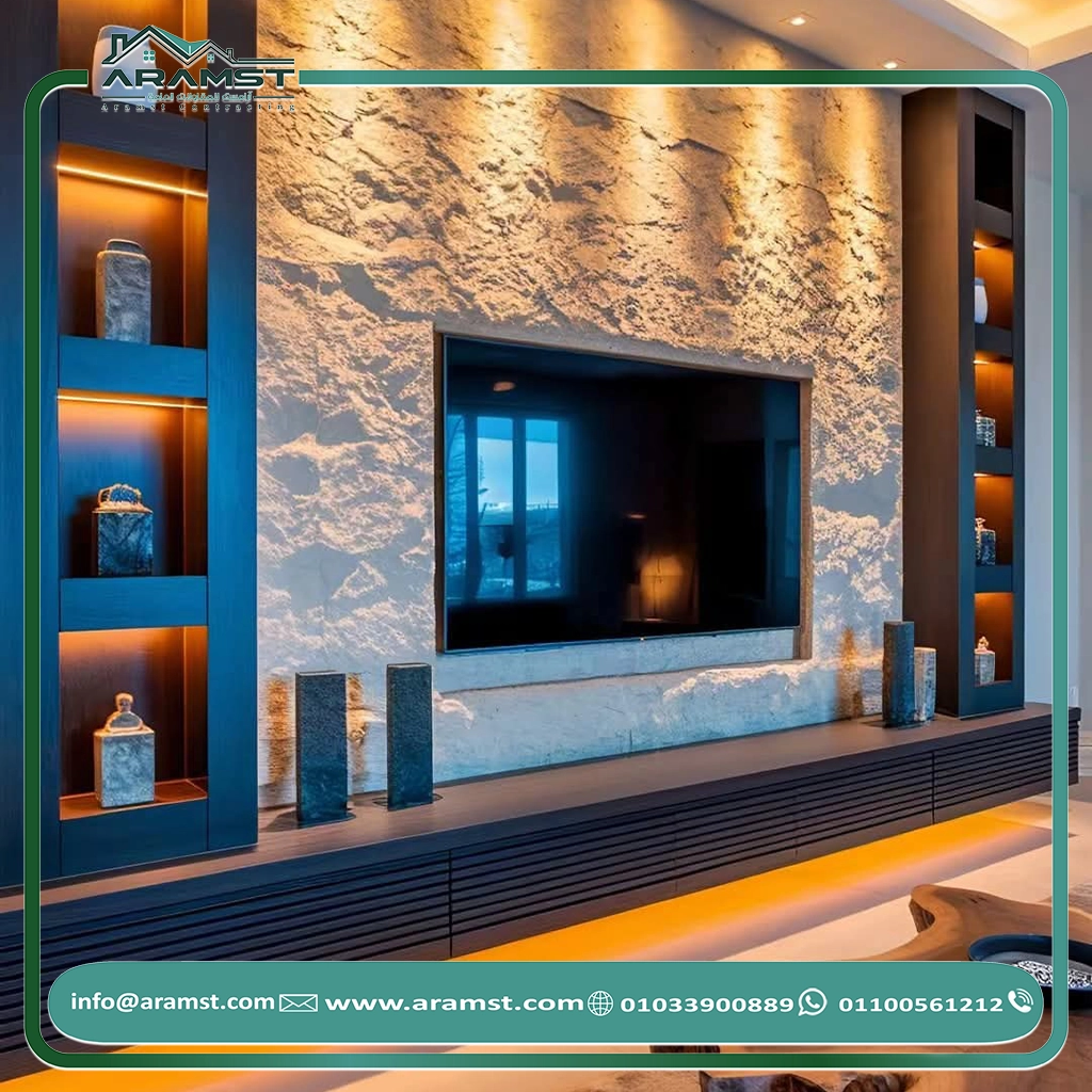 ديكور شاشات جبسمبورد شاشة ديكور داخلي (7)